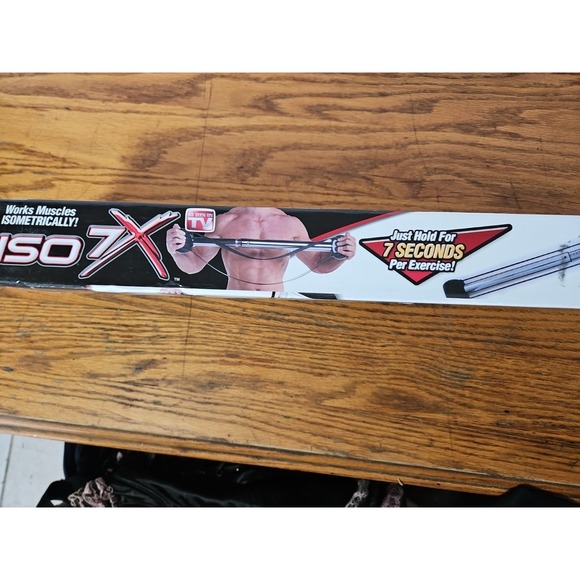 ISO 7X Muscle Building 7 sec. Workout Bar Isometric Gym Exercise As Seen On TV - Picture 7 of 9